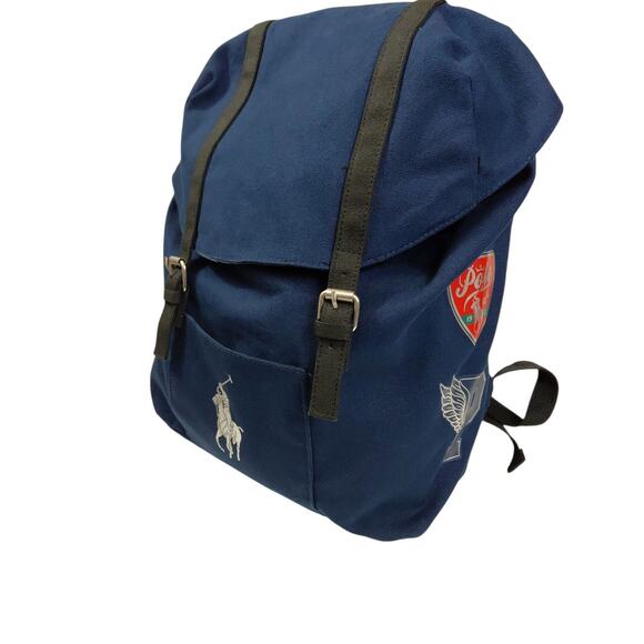 RALPH LAUREN FRAGRANCES Men's Pony World of Polo Backpack Travel Bag, NAVY Read - Picture 1 of 9